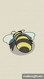 Bee "dance" on Make a GIF