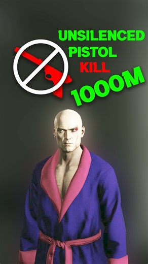 Unsilenced pistol kill HITMAN Freelancer