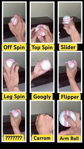 All variation of spin #cricket #spinbowling