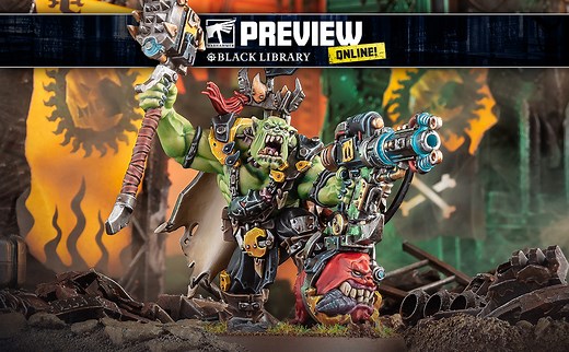Ufthak Blackhawk Spreads His Waaagh! To Black Library With a New Novel and Miniature