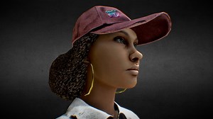 Tara Character - Retro Lowpoly Horror character - 3D model by GabDoing3D