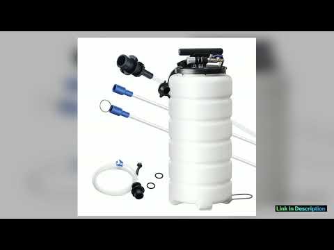 SucceBuy 65L15L PneumaticManual Fluid Extractor with Suction Hose Oil Changer Pump for Automotive