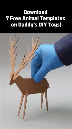 7 Free Paper Animal Templates! 🐾 Make & Play DIY Toys #papercraft