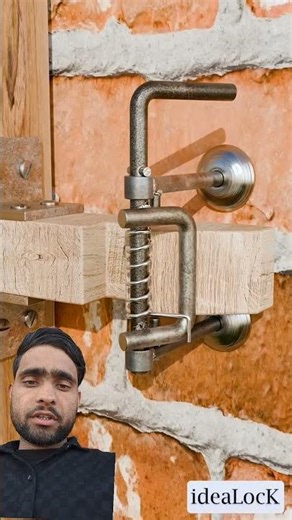 #woodworking #wood #puzzle #diy #automobile #gate #steelworks #latch #interior444 #homedecor