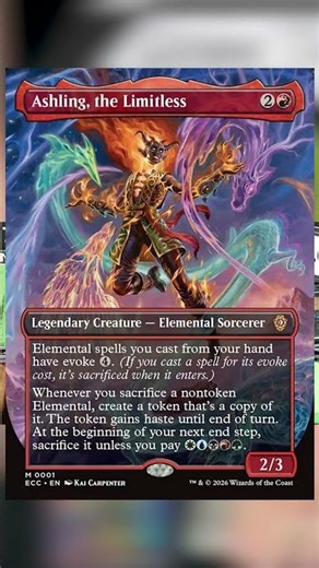 Turn One CEDH Win Ashling the Limitless! #mtg #cedh #commander #naturaltwenty