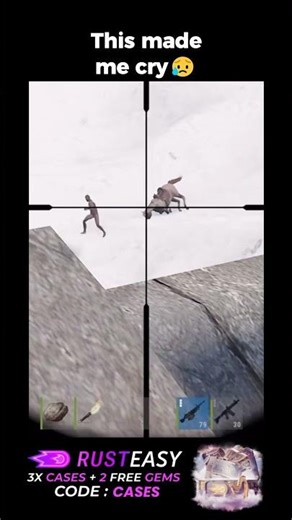 This rust moment actually hurt 😭 #rust #funnymoments #shorts