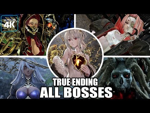 CODE VEIN II - All Bosses + True Ending (With Cutscenes) 4K 60FPS UHD PC