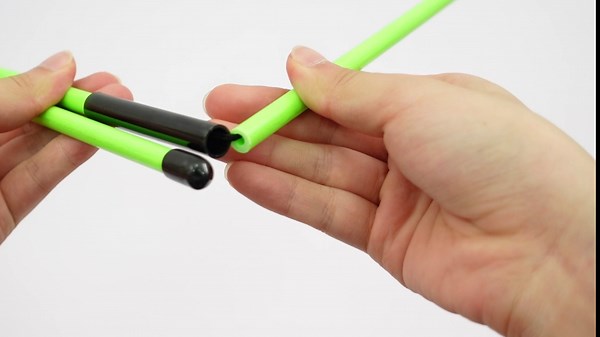 Liliful 8 Pcs 48 Inch Golf Alignment Stick Golf Alignment Rods Collapsible Golf Training Sticks Portable Golf Practice Equipment for Aiming Putting Full Swing Posture Corrector Aid Trainer, Green