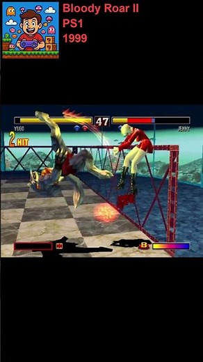 Bloody Roar II (1998) | Short_PS1 #shorts #gameplay #ps1 #RetroGaming