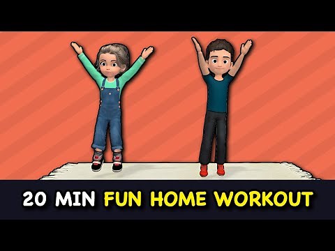Low Impact Kids Cardio: Fun 20 Min Home Workout!