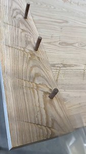 334K views · 2.8K reactions | Another way to trim the draw bore pegs is with a @suizan_japan flush cut saw and chisel #woodworking | The Dusty Lumber Co. | Facebook