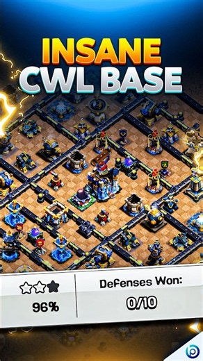 NEW BEST TH18 CWL/WAR Base Link! 🔥