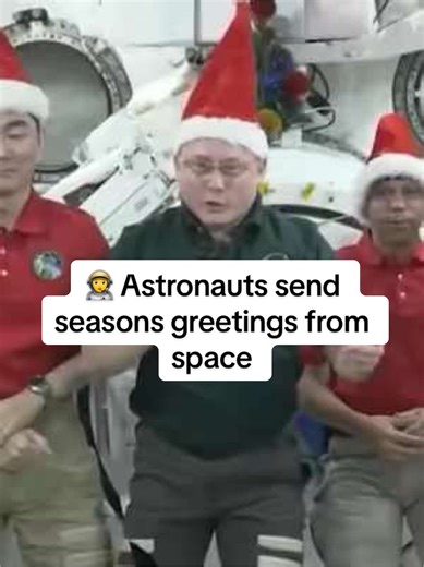 NASA Astronauts Send Holiday Greetings from Space