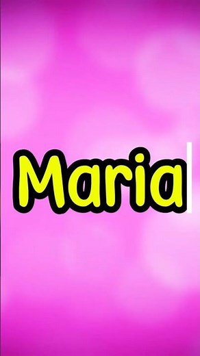 👧Maria - Origins and meanings