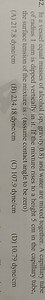 2. In a vessel equal masses of alcohol (sp. gravity 0.8 ) and w... | Filo