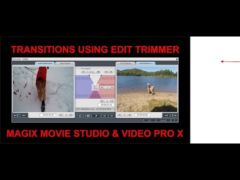 Tutorial 037 Transitions & Edit Trimmer in Magix Movie Edit Pro/Movie Studio - Part 4