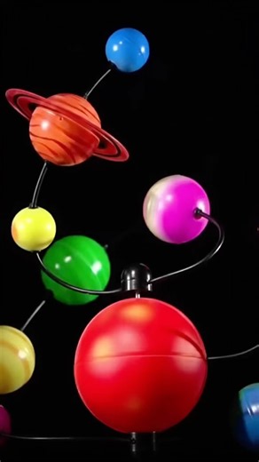 Mini Orbiter Planets spinning AI!
