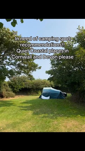 Help a gal out, give me your favourite spots. No gatekeeping xoxox #campinglife #tent #dartmoorcamping #cornwall #devon