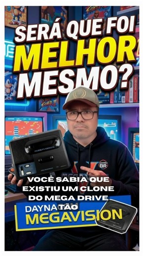 O Mega Drive "PROIBIDO" da Dynacom: Conheça o Megavision!