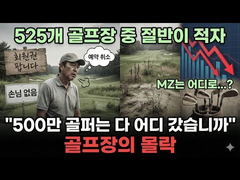 "500만 골프 인구 중 400만이 가짜였다", 지금 전국 골프장이 줄줄이 망하는 충격적 진실
