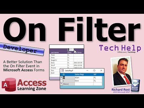 A Better Solution Than the On Filter Event in Microsoft Access Forms