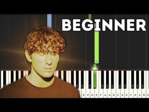 Golden Hour - JVKE | Beginner Slow Piano Tutorial