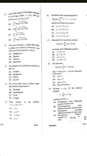 Calculus of variation | COV | p-1 | MSc 4 sem | ‪@Allaboutmathematics8765‬