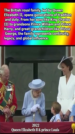 The Royal Family with Queen Elezabeth #foryou