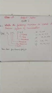 class 6 Maths Chapter - 1 (NCERT) worksheet 1