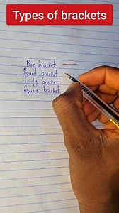 Types of brackets | Tutor Precious