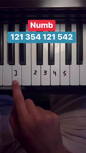 Numb Easy Tutorial #piano #pianotutorial #pianolessons #pianomusic #numb #linkinpark | Keys Tutorials