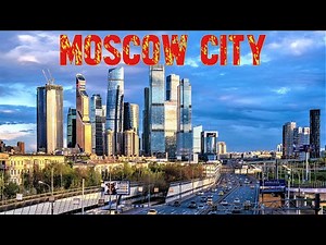 Moscow-City in the city center of the capital, Russia