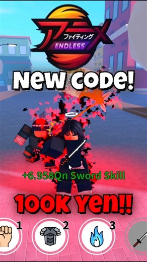 New 100K Yen Code in Anime Fighting Simulator Endless | Roblox