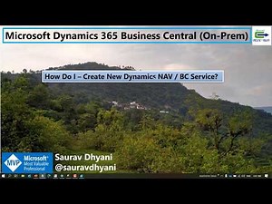 How DO I - Create New Dynamics NAV / BC Service.