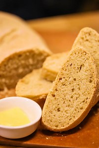 Simple Semolina Bread (Crunchy & Wholesome) - Chef Tariq