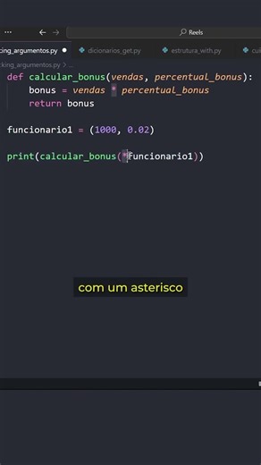 O segredo do * no Python | #shorts
