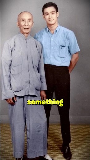 Bruce Lee training with ip man