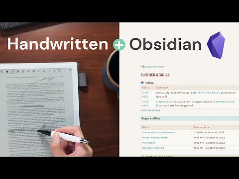 Academic HANDWRITTEN notes in OBSIDIAN | iPad / Remarkable / Boox friendly workflow | ft. Supernote