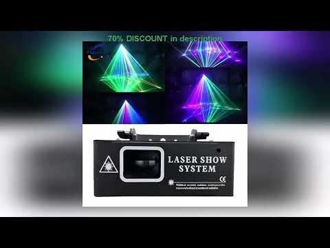 Why Everyone’s Talking About This Product! Full color RGB animation laser 500MW scanning projector