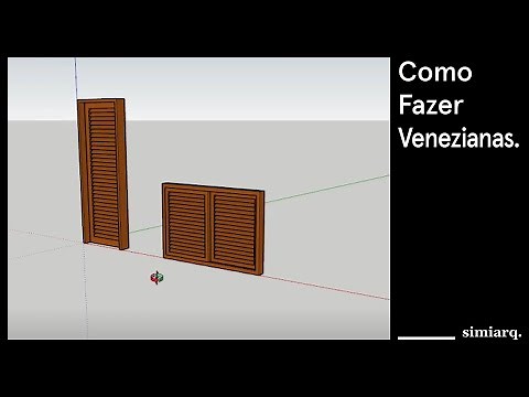 Como Fazer Veneziana | SketchUp