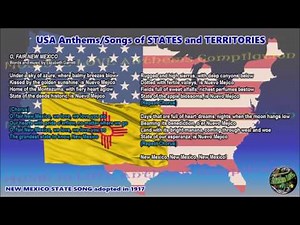 New Mexico State Song O, FAIR NEW MEXICO with music, vocal and lyrics