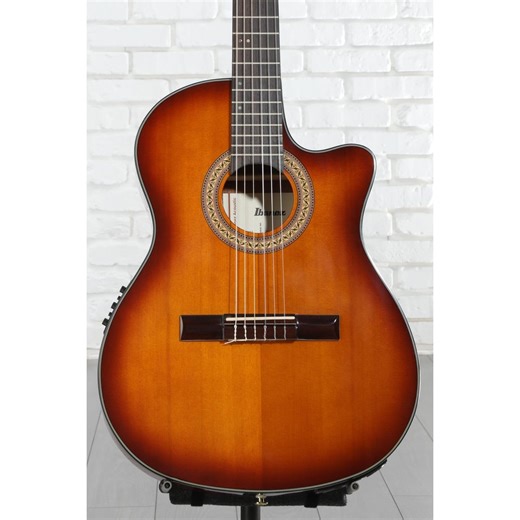 GA Cutaway Thinline Nylon-string Acoustic-electric Guitar - Violin Sunburst