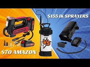 IK vs Amazon Battery Compressor Battle | IK Foam Pro 12