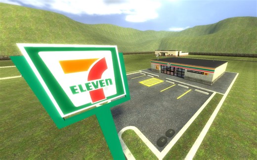 【Gmod地图推荐】711便利店和它下面隐藏着的东西......