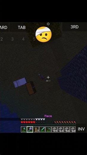 insane clutch ☠️ #minecraft