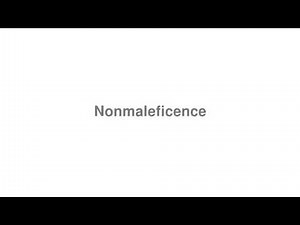 How to Pronounce "Nonmaleficence"