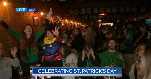 St. Patrick’s Day celebrations are underway downtown
