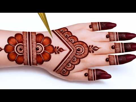 New Eid Simple Full Hand Mehndi Design | Mehandi Ka Design | Mehndi Designs For Hands | #Mehndi