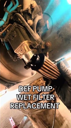 DEF pump filter replacement #automobile #mechanic #trucking #mechaniclife