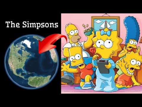 The Simpsons on Google Earth and Google Maps 🌎